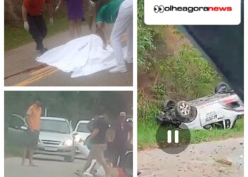 Caseiro sem CNH, pega carro de empresa, capota e acaba morrendo em Kennedy/ES (VÍDEO ANEXO)
