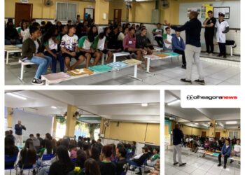 Gestor do SINE CACHOEIRO ministra palestra em Escola Estadual