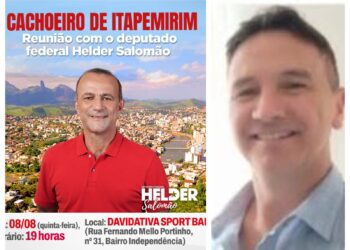 Pré-candidato Paulo Poian se encontra com o Deputado mais votado em Cachoeiro/ES nesta quinta (8)